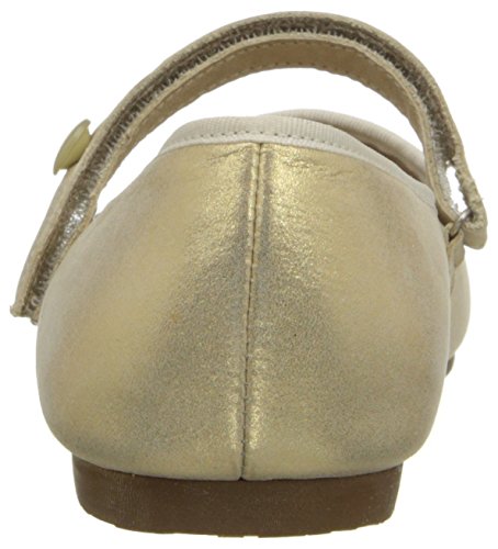 Elephantito Girl's Princess Flat Ballet, Gold, 11 M Us Little Kid #TOP2