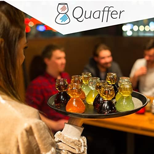 QUAFFER Shot Glass Double Bubble Layered Fun! AZ Best Reviews