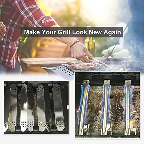 Tubos de quemador para parrilla Nexgrill 720-0864M contra óxido y fuego lento 4