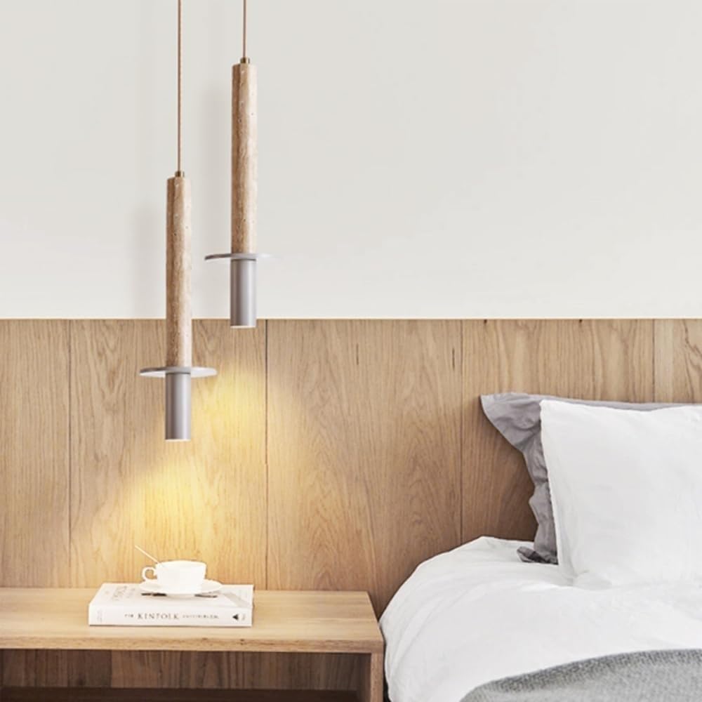 SEMANHUA Nordic lampa sufitowa wytrzymała i trwała, nowoczesna lampa wisząca, żółta jaskinia, kamień cylindryczny, projektor restauracyjny, bar, salon, jadalnia, oprawy oświetleniowe