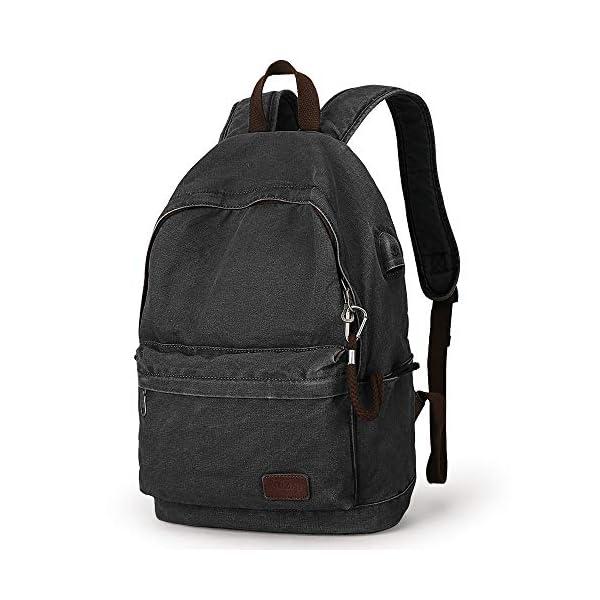 Muzee-Canvas-Backpack-Lightweight-Travel-Daypack-Student-Rucksack-Laptop-Backpack Muzee Canvas Backpack Lightweight Travel Daypack Student Rucksack Laptop Backpack