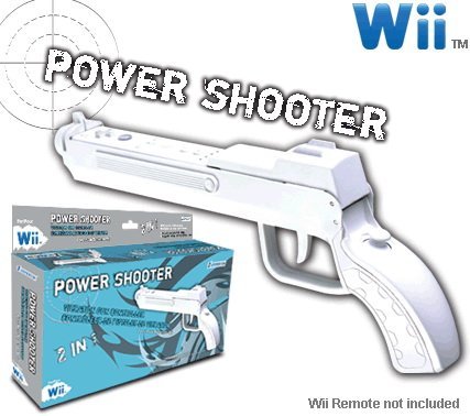 Wii Power Shooter Controller with Vibration Feedback