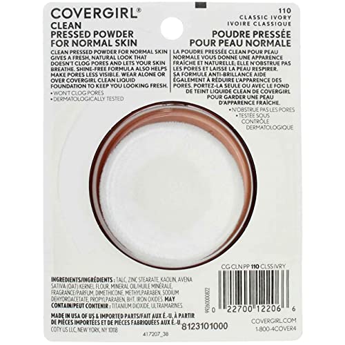 Covergirl Clean Pressed Powder, Classic Ivory , 0.39 Ounce (Pack Of 1) #TOP5