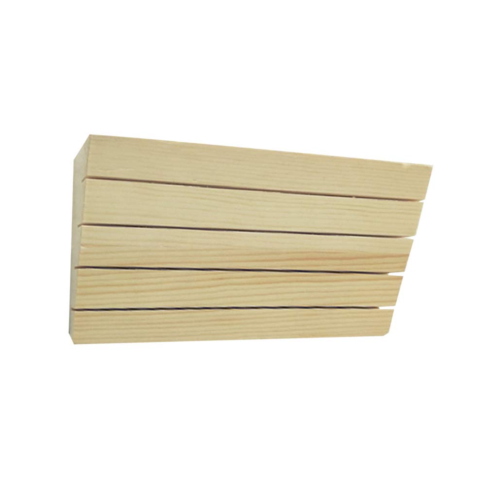 NUOBESTY Wooden Playing Card Display Holder Card Domino Game Base Stand Standard Playing Card Deck for Home Travel