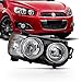 AKKON - For 2012-16 Chevrolet Sonic Passenger Side Only Halogen Headlight Assembly Chrome Housing Clear Lens