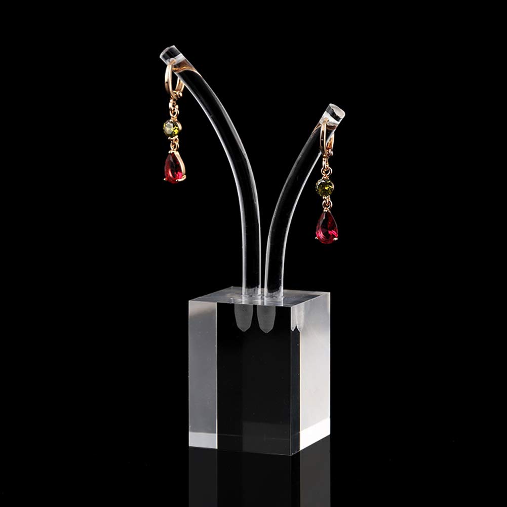 Expositor de Pendientes acrílicos de 3 Piezas con Forma de Gota para joyería
