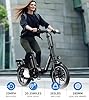 Electric Bike for Adults with Upgraded Odometer, Folding Ebike, 3 Ride Mode, Dual Disc Brake, 20-35 Miles Range & Max 20 Mph, Fork Suspension, Removable Battery, Electric Bicycle for Commuter #3