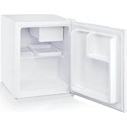 Mini Refrigerador Para Auto SEVERIN Mini frigorífico de 43 litros, nevera pequeña extrasilenciosa con bisagra reversible, mini nevera de bajo consumo con balda y cajón para conservar en frío, blanco, KS 9827
