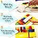 Watercolor Paint Magic Art Set - Painting Kit for Kids & Toddlers, Preschool Toys & Games - 6 Washable & Reusable Colors, 6 Sizes of Sponge Brushes - Art & Crafts Supplies for Ages 4 Years & Up