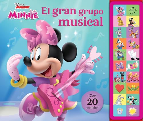 Disney Junior: Minnie Mouse - El Gran Grupo Musical - Libro con 20 sonidos! - PI Kids (20 BOTONES CON SONIDO)