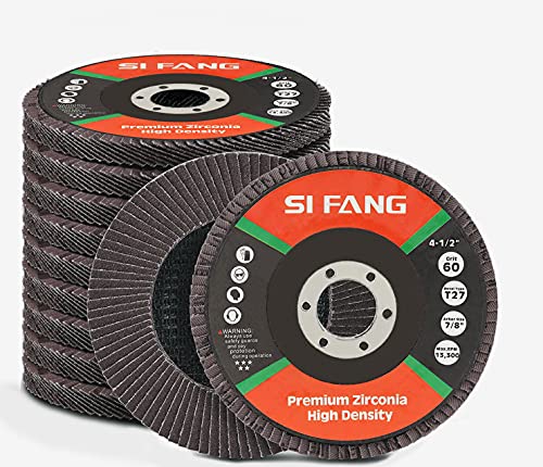 Disques à rabat en oxyde d'aluminium calciné pour meulage sans trace