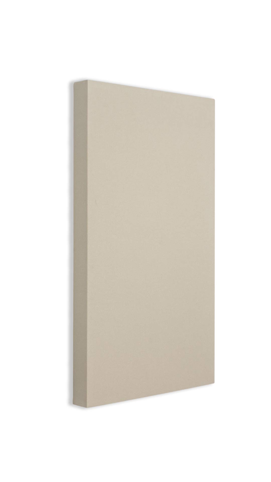 R ROSTAGNO Pannello fonoassorbente 50x100x4 cm IGNIFUGO rifinito in TESSUTO. Posizionamento a parete (SABBIA)