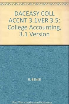 Hardcover DACEASY COLL ACCNT 3.1VER 3.5: College Accounting, 3.1 Version Book