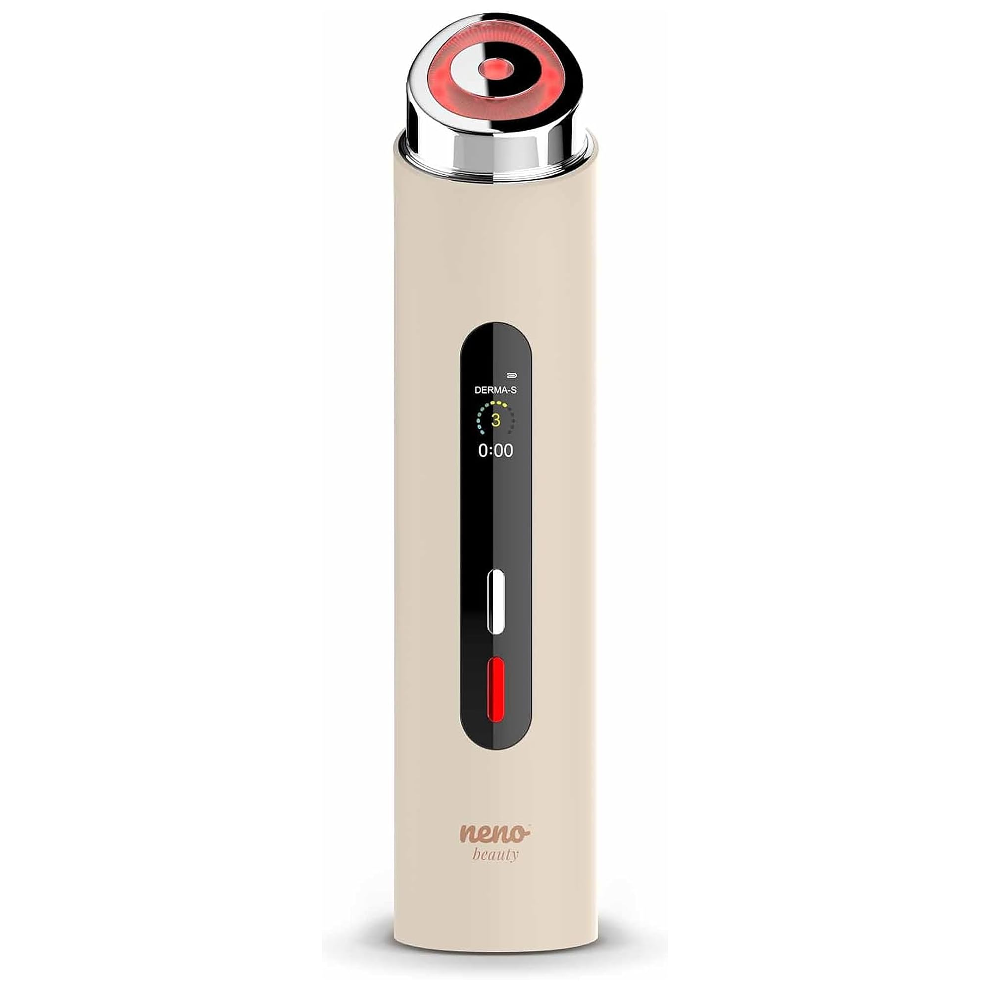 Neno Luve Gesichtsmassagegerät mit Mikroströmen & EMS – Multifunktionales Gesichtspflegegerät mit LED-Licht, Elektroporation und Vibrationen – Hautstraffung& Anti-Aging für Zuhause