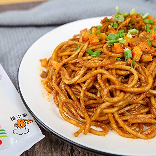 Miniatura 5 de 3 bolsas de 6.00 oz de fideos vegetarianos instantáneos de fideos secos calientes de Wuhan