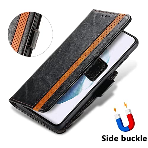 EasyShow Case Compatible with Motorola Moto G14 Case, Motorola Moto G14 Splicing Wallet Case with Card Slots - Image 4