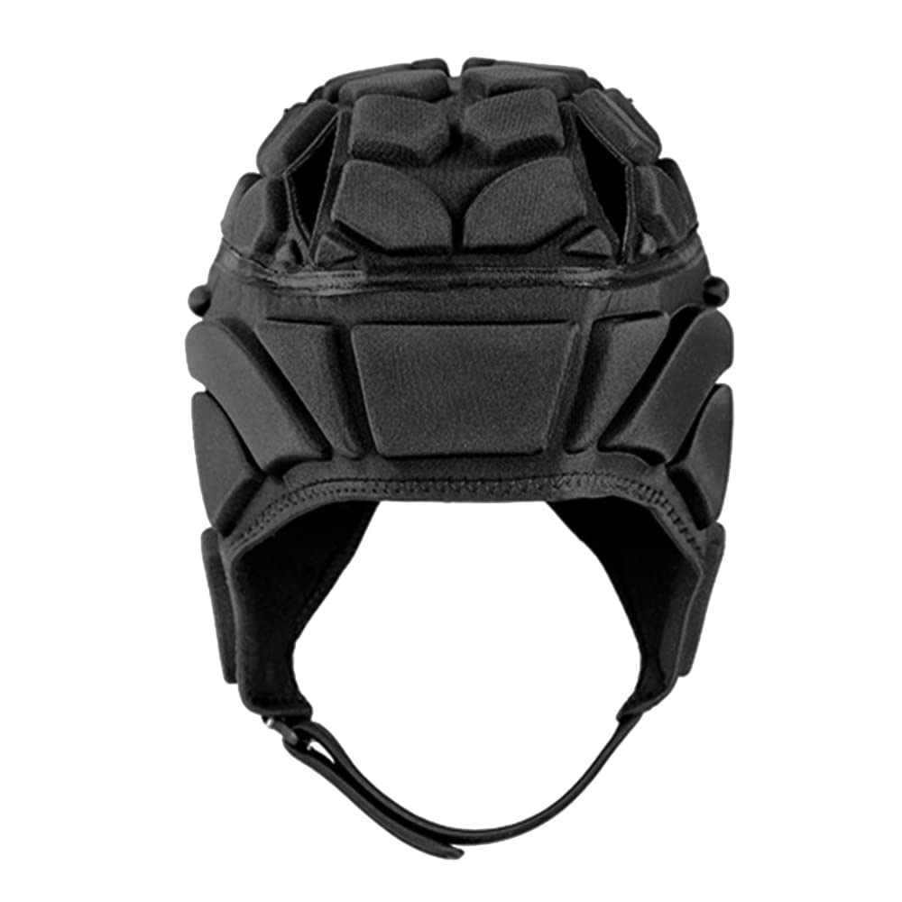 HUIOP Casco da Portiere Morbido Calcio Rugby Calcio Casco da Portiere Copricapo per Bambini Giovani Adulti,Casco da Portiere