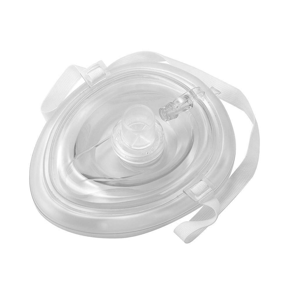 Pocket Mask maschera di rianimazione per respirazione bocca a bocca professionale CPR Mask Resuscitator maschera di plastica dura cpr rossa con custodia per il trasporto (2 pezzi)