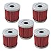 Produktbild oxoxo 5 x Ölfilter ersetzen HF139 KN139 Passform für Suzuki DRZ400E DRZ400S DRZ400SM 20002013
