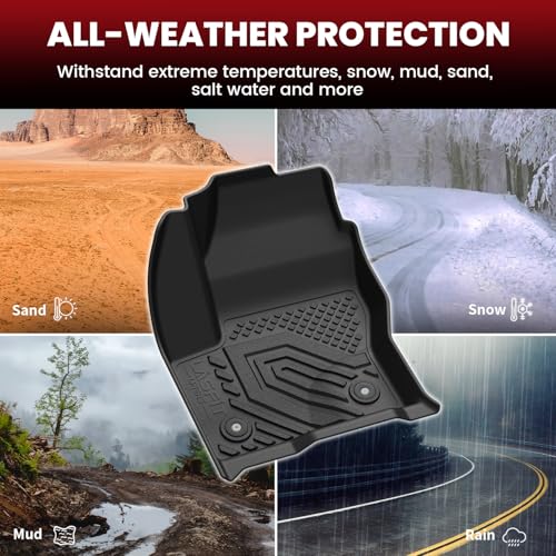 Image of LASFIT Floor Mats for Ford Escape 2019 2018 2017-2013 Only fit Mats