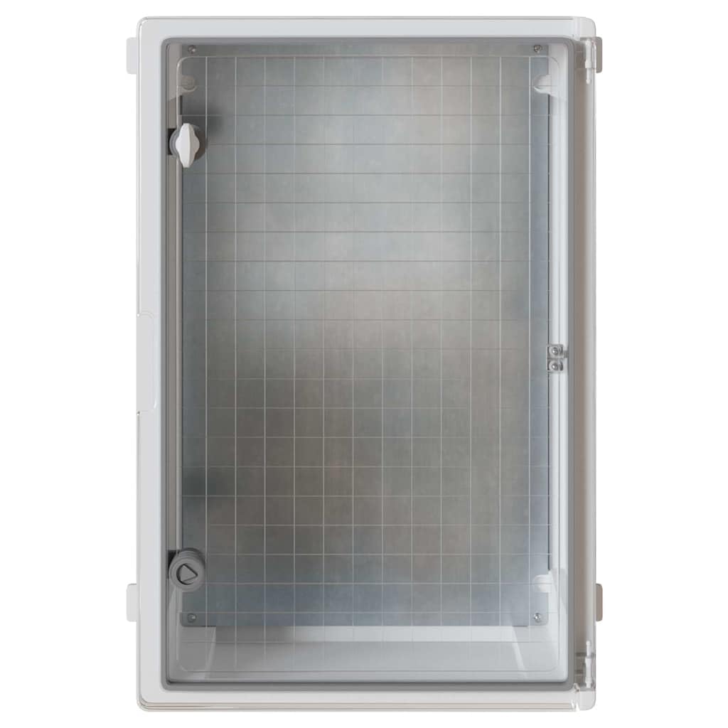 Armadietto di controllo, 47 x 20 x 60 cm, in robusta plastica ABS con porta trasparente, per interni ed esterni, resistente alle intemperie, per officina e industria