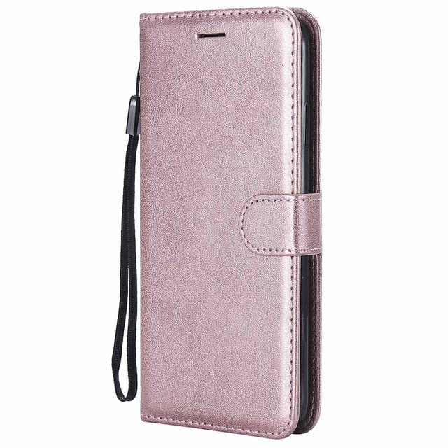 phone Cases - PU Leather Flip Wallet Case For Huaweis P40 P30 P20 P10 P9 P8 Lite P Smart 2021 Y5 Y6 Y7 Y9 2019 2018 HONORs 10i 20i 10 20 Lite (Rose Gold HONORs 20S(RU))