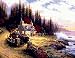 Diy oil painting, paint by number kit- The dream sea 16*20 inch.