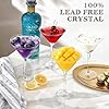 Farielyn-X Martini Glasses Set of 2, 9 oz Crystal Cocktail Glasses, Hand Blown Crystal Martini Glasses for Espresso Martini, Cosmopolitan, Gimlet, Home Bar, Party, Martini Glassware Gift Set #4