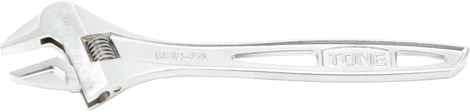 TONE MWR-450 Monkey Wrench (with Graduation) Total Length 17.7 inches (450 mm)