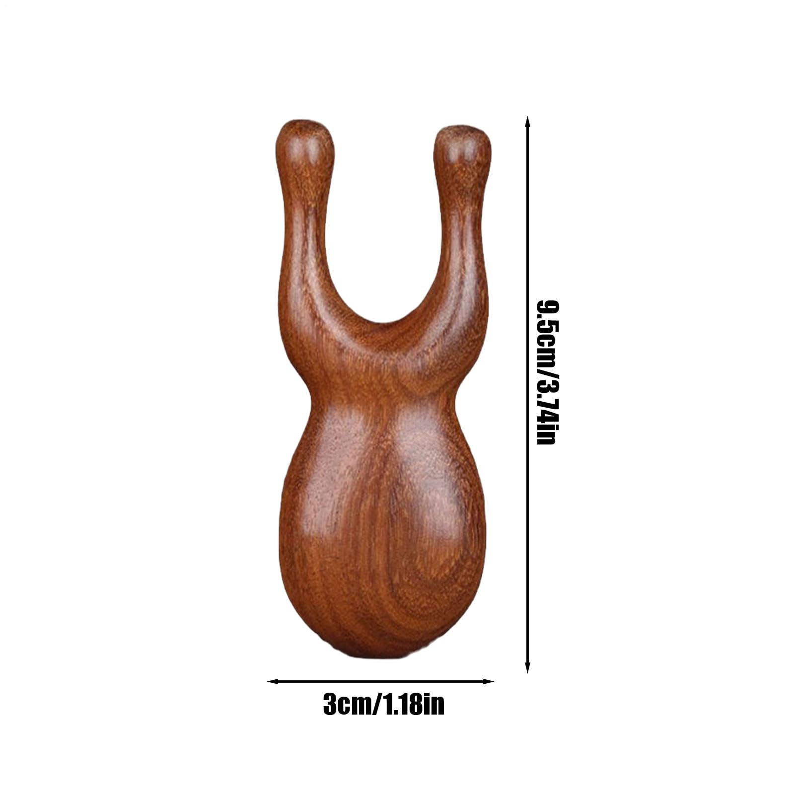 Sandelholz-Haarkamm, Tragbares Gesichtsmassage-Werkzeug, Gesichtsmassagegerät Für Ohren, Nase, Gesicht Und Augen, Verbessern Sie Die Durchblutung, Kopfhautmassage Für Männer Und Frauen