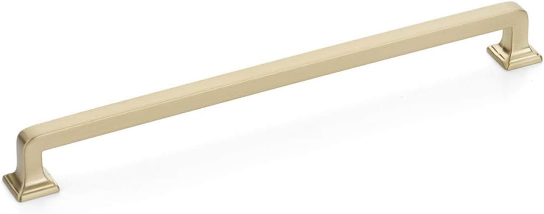 Schaub & Company Menlo Park Collection 10 in. (254mm) Pull, Signature Satin Brass - 524-SSB