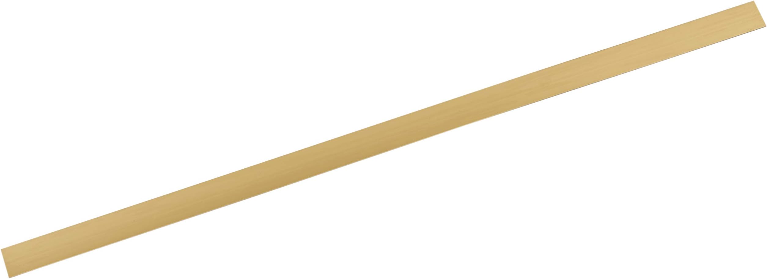 CEZAR aluminum threshold transition profile, protective strip, transition rail with fastening pins, 90cm, gold