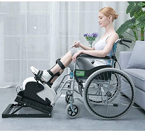 Image of Electric Rehabilitation Exercise Bike Upper Limb Lower Limbs Hand Leg Bicycle Elderly Home Pedal Exerciser Bike Resistance Adjustable