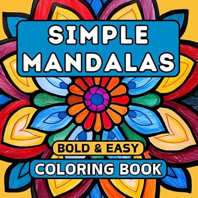 Simple Mandalas Coloring Book