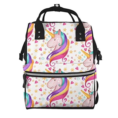 Sac à dos ordinateur et langer licorne pour ne plus choisir entre bébé et travail