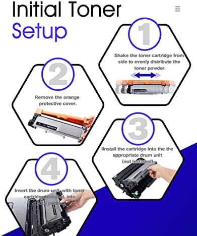 GPC Image Toner Cartridges Replacement for Brother TN2320 TN2310 Compatible with MFC-L2700DW L2720DW Compatible with HL-L2340DW L2360DN L2300D L2365DW Compatible with DCP-L2500D L2520DW(Black, 2-Pack)