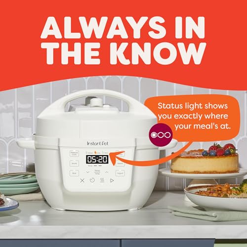 Instant Pot 4QT RIO Mini 7-in-1 Multi-Cooker, Pressure Cooker, Slow cook, Sauté, Steam, Rice Maker, Yogurt, & Warmer, Sea Salt, 4 Quarts