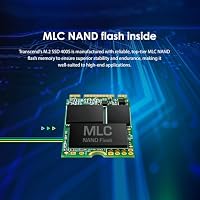 Transcend 128GB MTS400S M.2 SATA III 2242 SSD, DRAM-Cache, B+M-Schlüssel – Ansicht 4