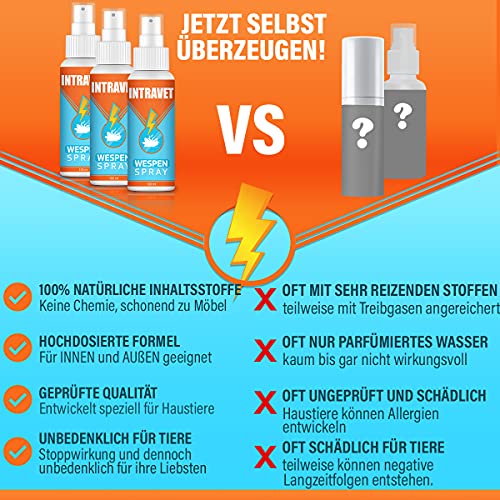 Wespenabwehrspray Intravet Wasp Defence für Garten und Balkon