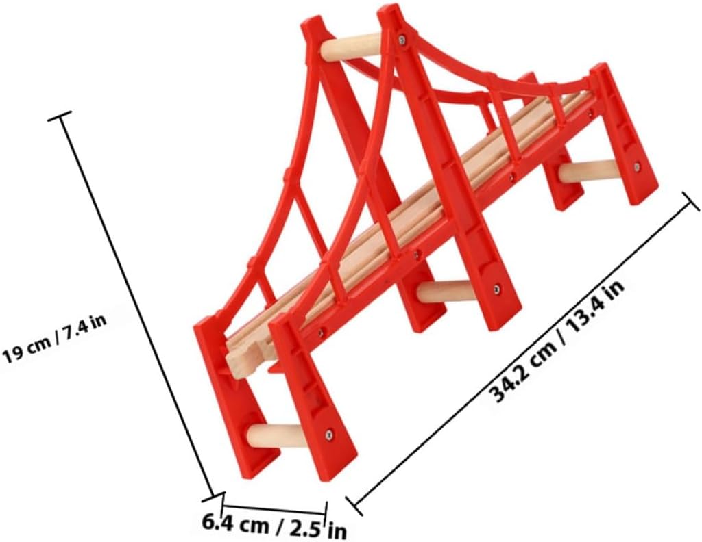 Model Train Bridge Railway Bridge Track Accessory Educational for Train Scene Plaything