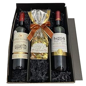 Geschenkset Bordeaux | 2 hochwertige französische Rotweine aus Bordeaux mit Goldmedaillen-Prämierung trocken | 1 x…