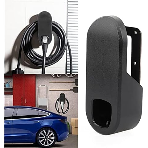 GUAIMI Tesla Charging Cable Organizer, Wall Mount Connector Charger Adapter Compatible with Tesla Model 3 Model Y Model S Model X Cable Charger Holder Accessories Cover