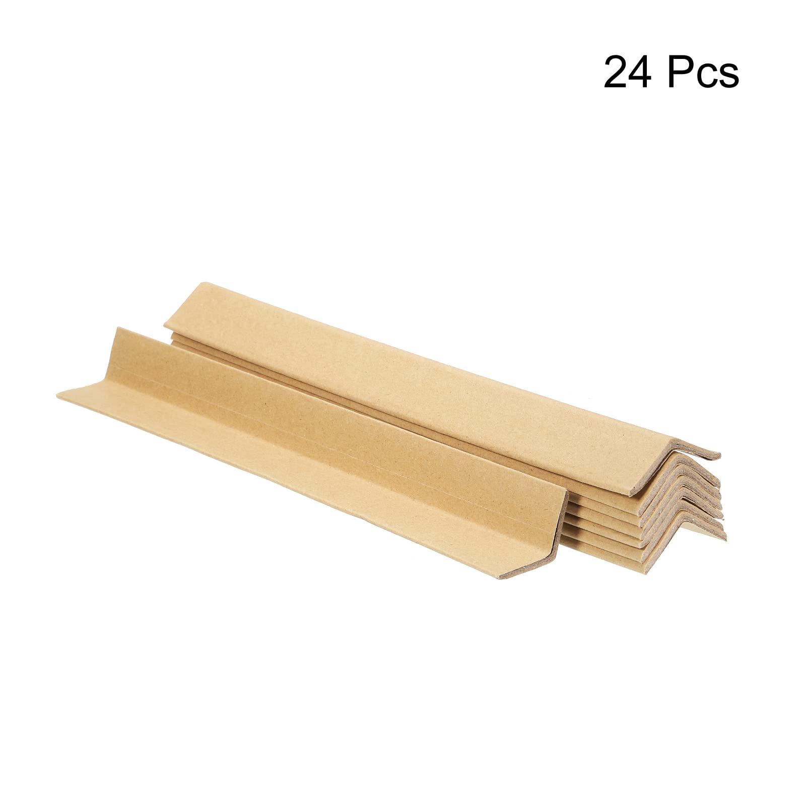 PATIKIL Réglable Carton Coin Protecteur Paquetage Cadre Protecteurs L Forme 300x30mm Épais 3mm pour Art, Paquetage, Expédition, Paquet de 24