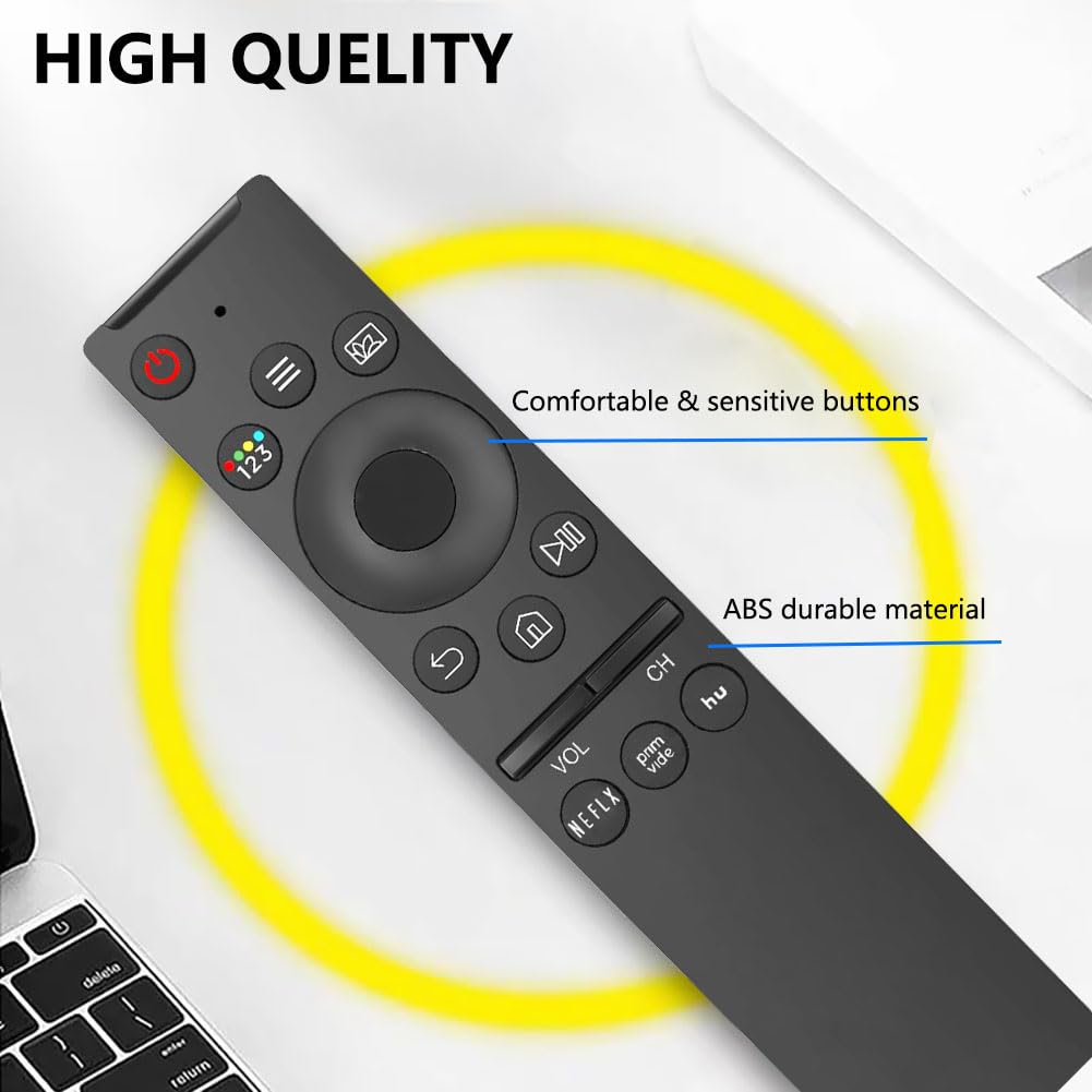 Zamienny pilot zdalnego sterowania do telewizora Samsung, kompatybilny ze wszystkimi telewizorami Samsung LED QLED UHD SUHD HDR LCD ramka zakrzywiona solarna HDTV 4K 8K 3D Smart TV
