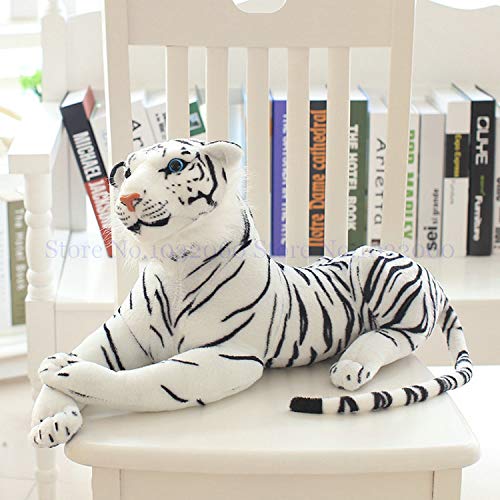 White Star All™ Eco Friendly Original Looking Premium Material Quality Soft Toy Tiger Lion Deer Wild Animal Organic Stuffed Animals Toys for Kids (Medium - 35cm, White Tiger)
