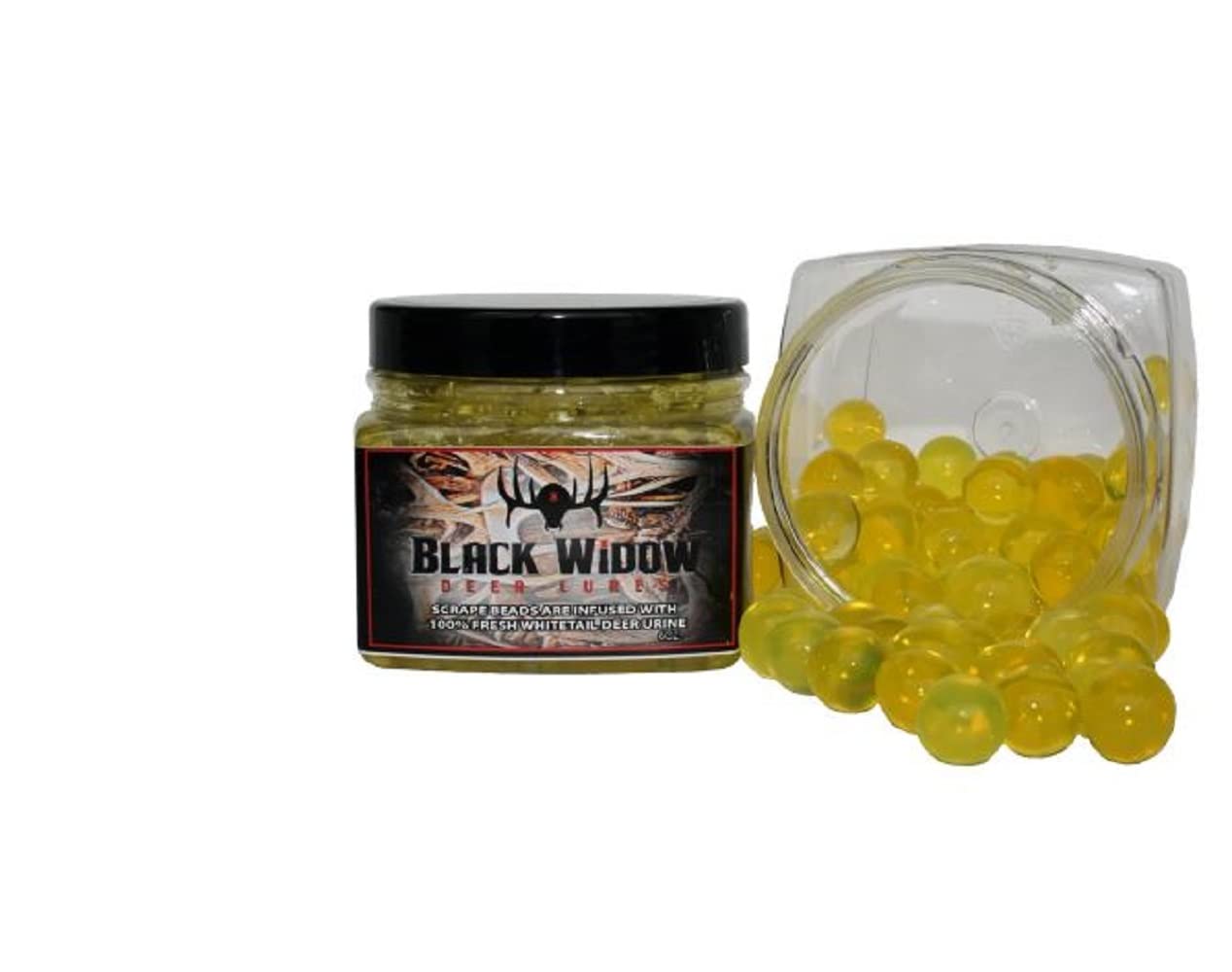 BLACK WIDOW DEER LURE HOT-N-READY SCENT BEADS 6 OZ