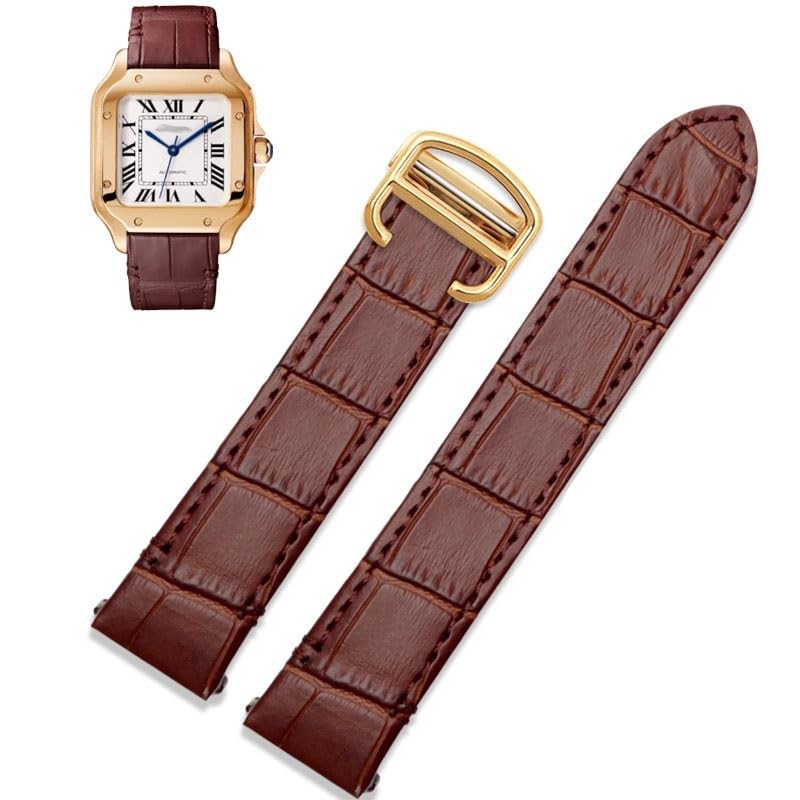 Bracelet cuir Cartier Santos 19mm pour remplacer facilement votre bracelet