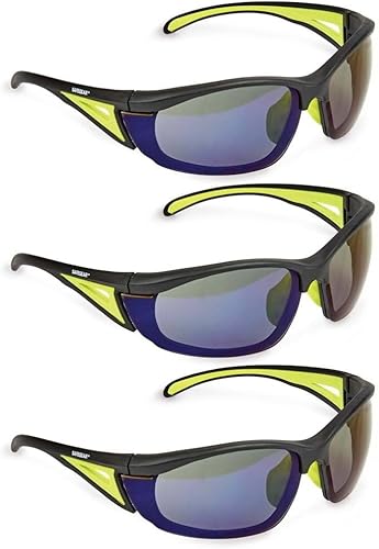 J. J. Keller & Associates, Inc. SAFEGEAR Black Mirror Safety Glasses 3-pk. - Anti-Scratch Safety Glasses disponible en Yaxa Guatemala