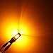 Alla Lighting 7440 7443 LED Amber Yellow Turn Signal Lights Bulbs 7444NAK 7440NAK WY21W Super Bright T20 Wedge 54-SMD 4014 Chipsets Blinker Lamps 12V