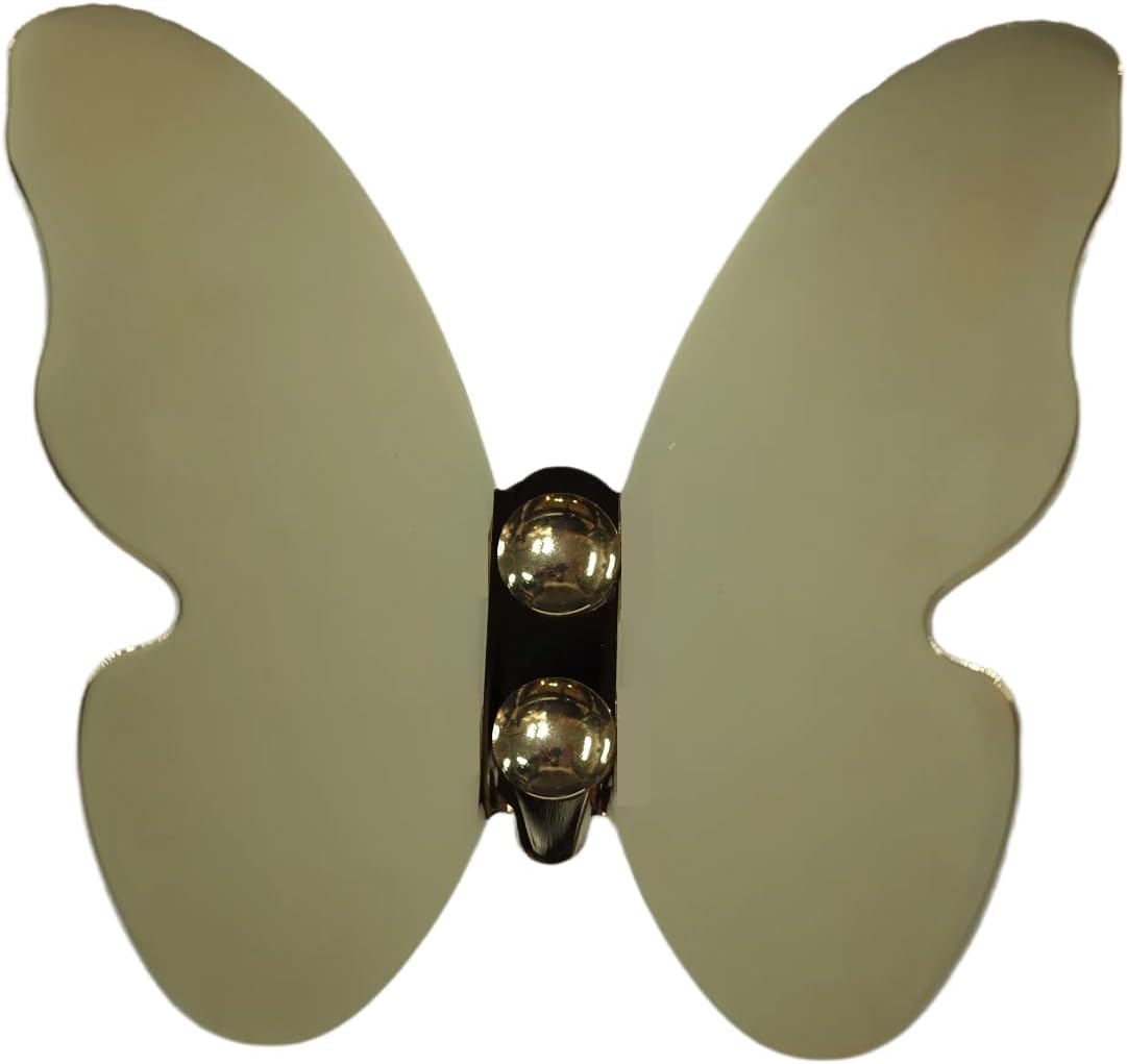 Luxury Butterfly Wall Hook - Solid Brass Decorative Hanger for Coats, Towels, Bags & Keys – Modern Aesthetic Home & Bathroom Organizer (Polished Gold)